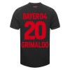 Original Fußballtrikot Bayer 04 Leverkusen Alejandro Grimaldo 20 Heimtrikot 2023-24 Für Herren